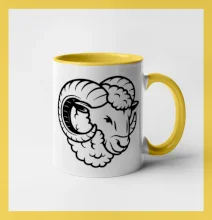 Černá Hlava berana obrys