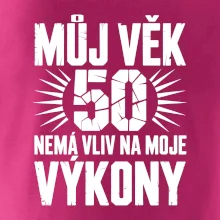 Můj věk nemá vliv na moje výkony