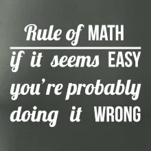 Rule of math