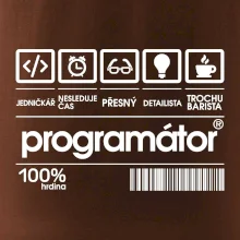 Čárový kód - programátor
