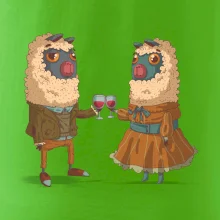 Alpaky s vínem pár