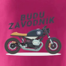 Budu závodník  modrý cafe racer