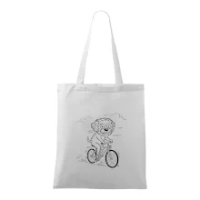 Lagotto romagnolo karikatura na kole černá