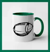 Americký fotbal míč skica