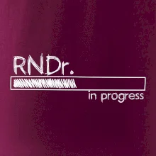 In progress titul RNDr. doktor / doktorka přírodních věd