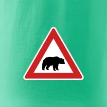 Dopravní značka - Pozor lední medvěd