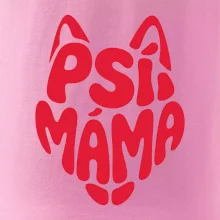 Psí máma nápis v hlavě