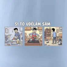 Si to udělám sám - muž s knírkem