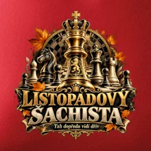Listopadový šachista se zlatým králem