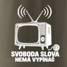 Svoboda slova nemá vypínač retro televize