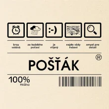 Čárový kód pošťák