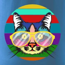 Kočka při barevném západu