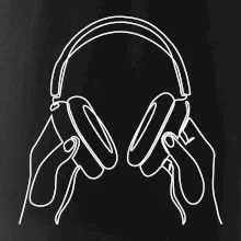 Sluchátka  jedním tahem