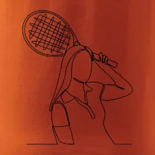 Tenistka  jednim tahem