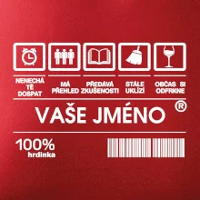 Vaše jméno - čárový kód