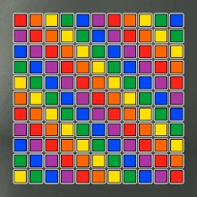 LGBT duhový čtverec