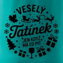 Veselý tatínek jen když  má co pít