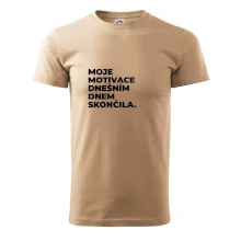 MOJE MOTIVACE DNEŠNÍM DNEM SKONČILA.
