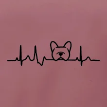 EKG Francouzský buldoček hlava