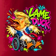 Trump lame duck graffiti