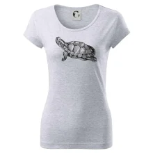 Tužkou kreslená želva