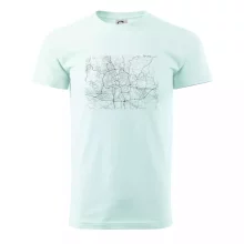 Černobílá mapa Brno