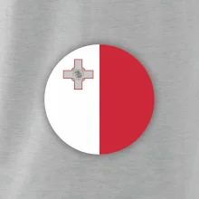 Vlajka Malta kulatá velká