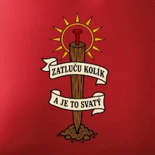 Geodet zatluču kolík a je to svatý