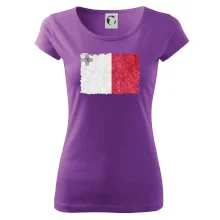 Vlajka Malta okousaná