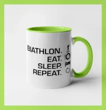 Biathlon Eat Sleep Repeat