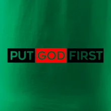 Put God first obdélník Put God first obdélník