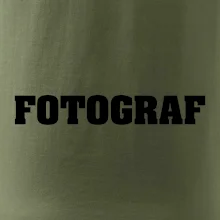 Novinář nápis - Fotograf
