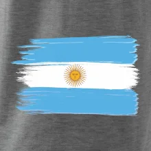 Argentina vlajka kreslená štětkou