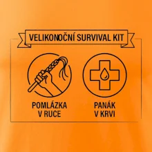 Velikonoční survival kit Pomlázka v ruce, panák v krvi