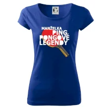 Manželka ping pongové legendy