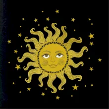 Rodinný set Měsíc - slunce - hvězda  (Pecka Design)