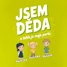 Děda a jeho parta (obrázky a jména vnuků)