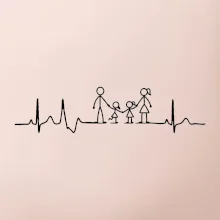 EKG rodina a dvě holky