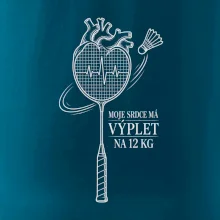 Badminton srdce s výpletem