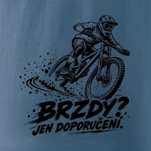 Brzdy jen doporučení - biker v zatáčce