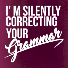 Correcting grammar