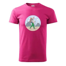 Barevný párový motiv na hory