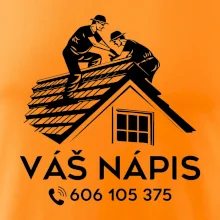 Tričko pro pokrývače - Dva dělníci