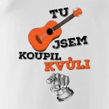 Tu kytaru jsem koupil kvůli tobě