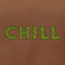 Konopí nápis chill