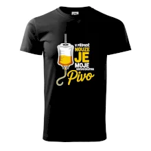 V případě nouze je moje krevní skupina pivo