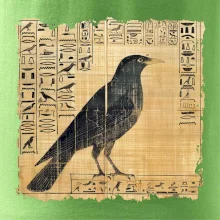 Egyptské hieroglyfy pták