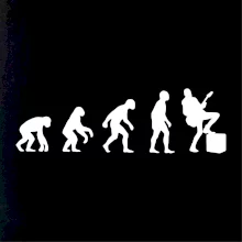 Evoluce kytarista - noha na kombu
