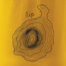 Říp - vrstevnice psací