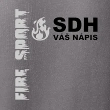 SDH REFLEXNÍ nápis (oheň, firesport, název sboru - vlastní nápis)